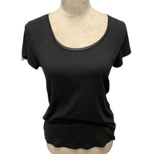 2/$20 Luxe Black T-Shirt Banana Republic - Luxe Touch, Size M*
